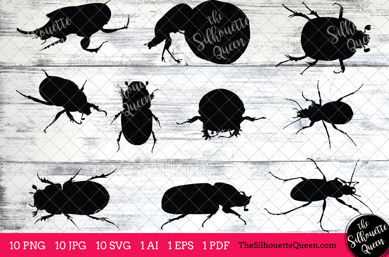 Download Dung Beetle Insect Svg Beetle Bug Monogram Beetle Svg File Beetle Cuttable Bundle Cut Files Silhouette Cricut Files Vector Eps Jpg The Silhouette Queen