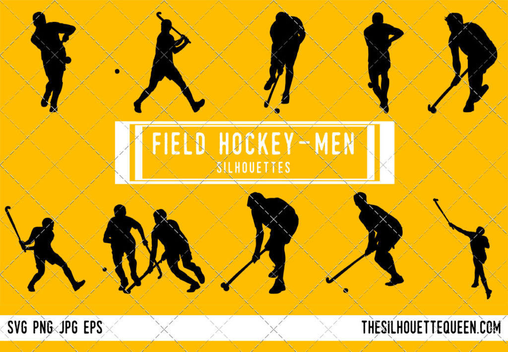 Download Male Field hockey SVG Bundle,Men Hockey Player SVG, cut ...