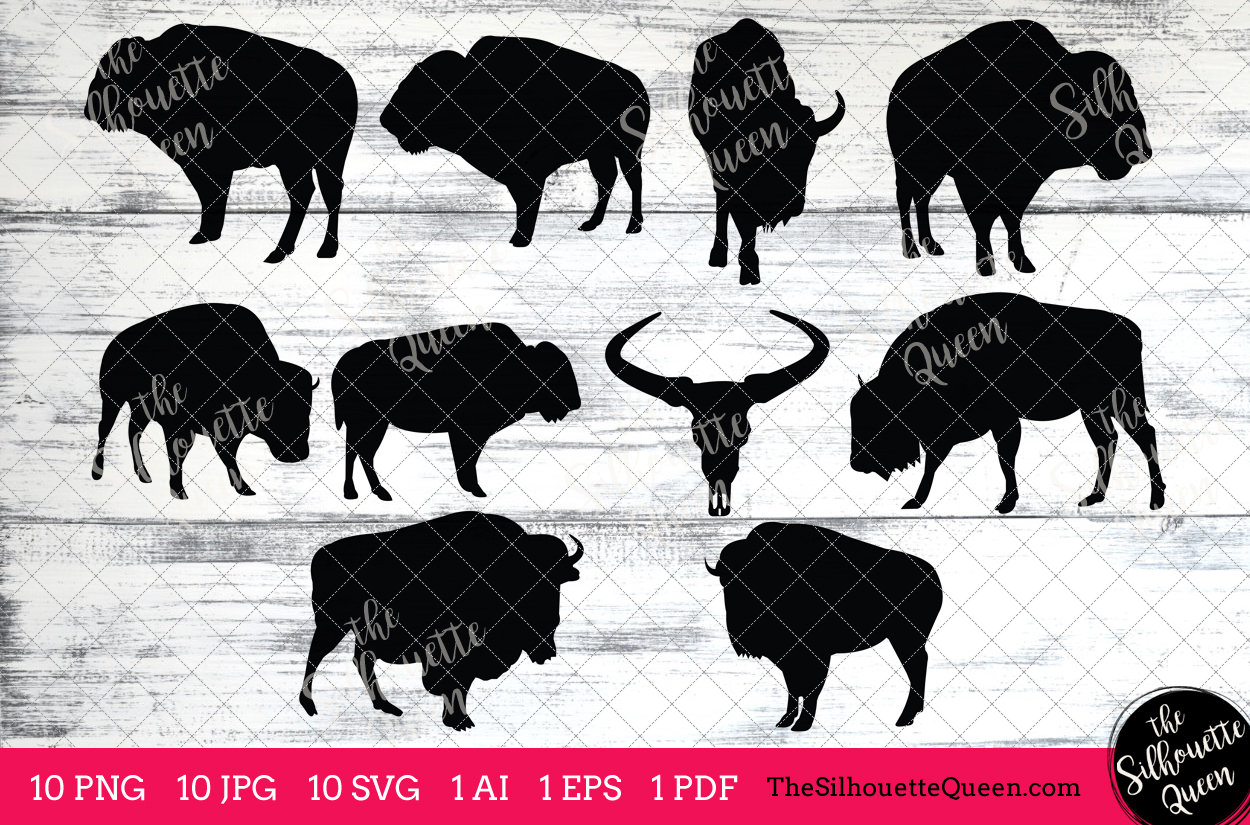 Download Bison Svg Bison Monogram Bison Svg File Cuttable Bison Svg Bundle Cut Files Silhouette Studio Cricut Files Vector Eps Jpg The Silhouette Queen