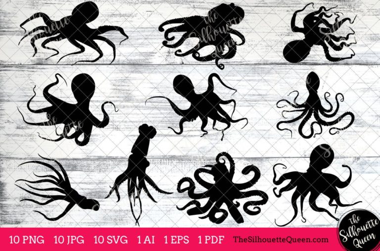 Download Octopus svg, Octopus monogram, Octopus svg file, Octopus cuttable, Octopus svg bundle, cut files ...