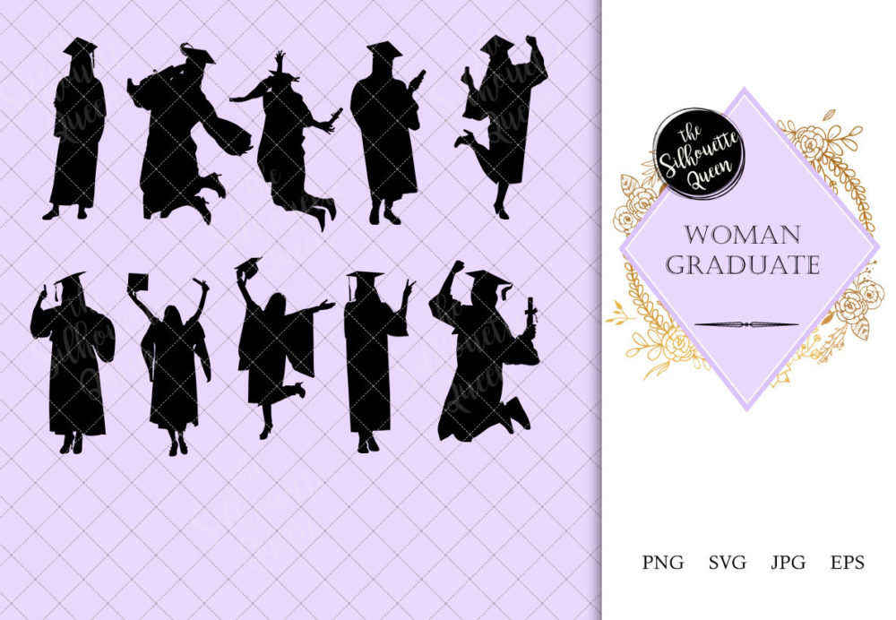 Download Woman Graduate Silhouette | University Student Celebration ...