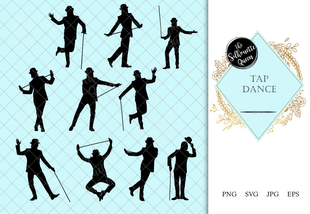 Download Tap Dancer Bundle Dance Svg Teacher Cut Files For Silhouette Studio Cricut Design Space Svg Png Vector Design The Silhouette Queen