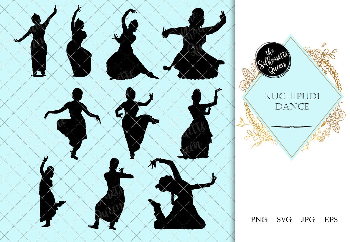 Download Kuchipudi Dancer Bundle, Indian Dance SVG, Teacher cut ...