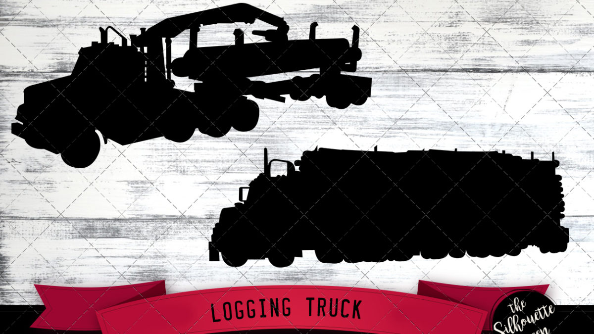 Free Free 142 Silhouette Clipart Log Truck Svg SVG PNG EPS DXF File