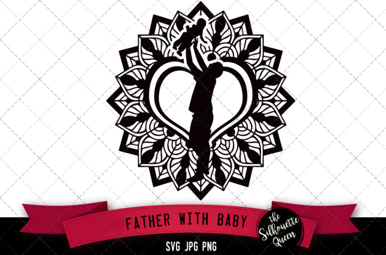 Download Father with Baby - Father's Day Special - The Silhouette Queen