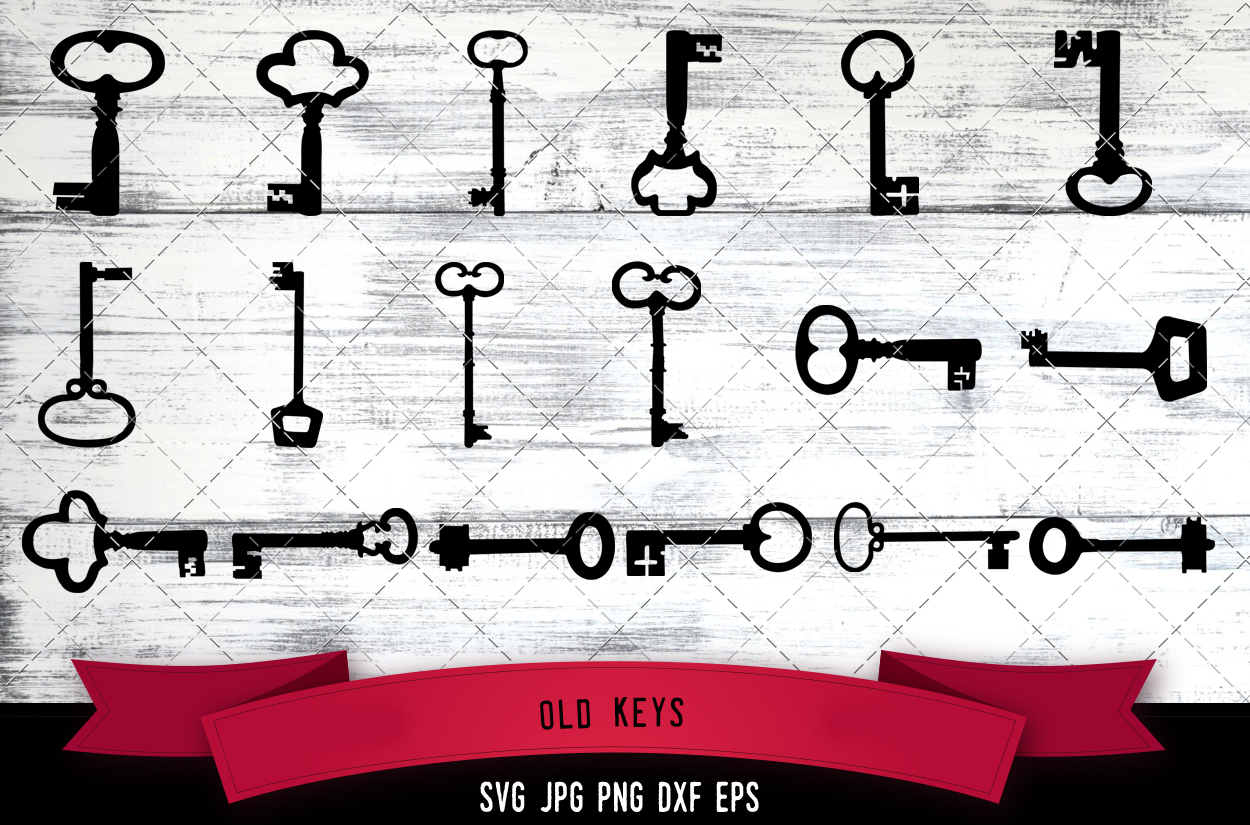 Download Old Keys svg, vintage keys svg, skeleton keys svg, master ...